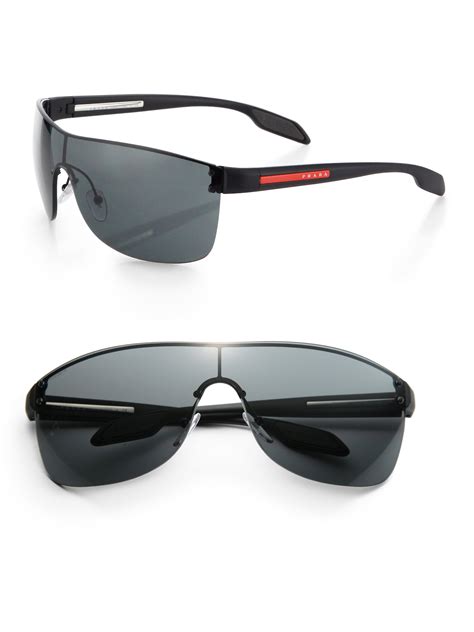 wraparound prada sunglasses men